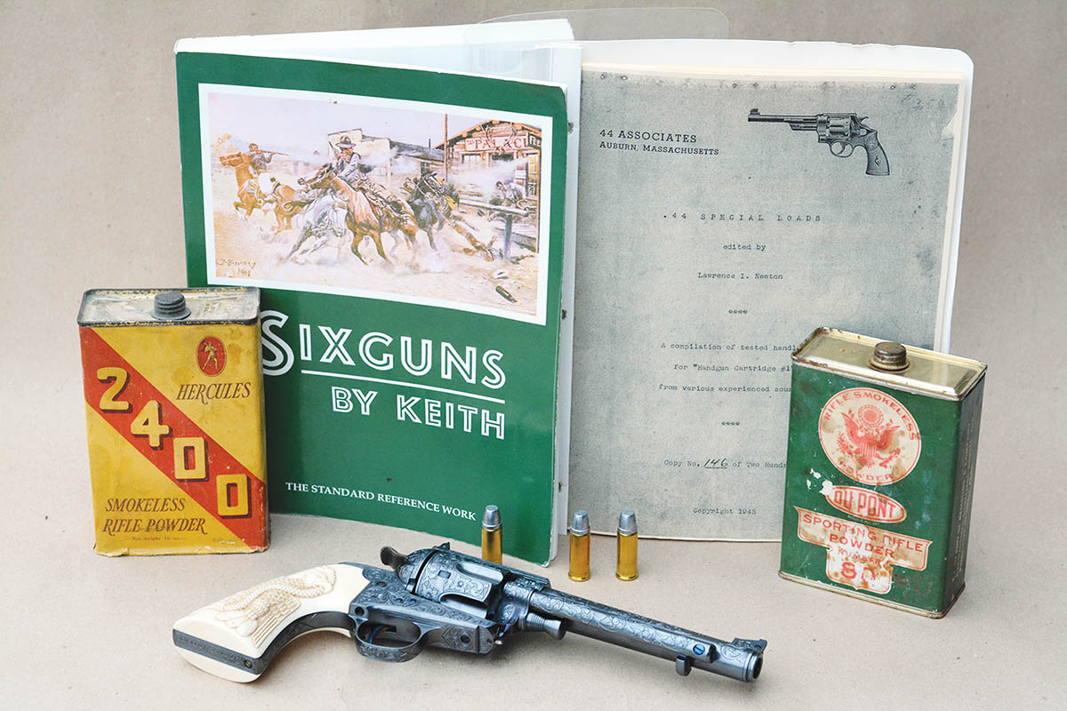 Early handloaders used DuPont No. 80 powder to increase 44 Special performance that pushed a 250-grain Keith bullet to 1,100 fps. However, when Hercules 2400 powder was introduced in 1932,  handloaders such as Elmer Keith were able to reach 1,200 fps with the same bullet.